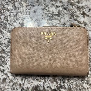 Authentic Prada saffiano leather wallet